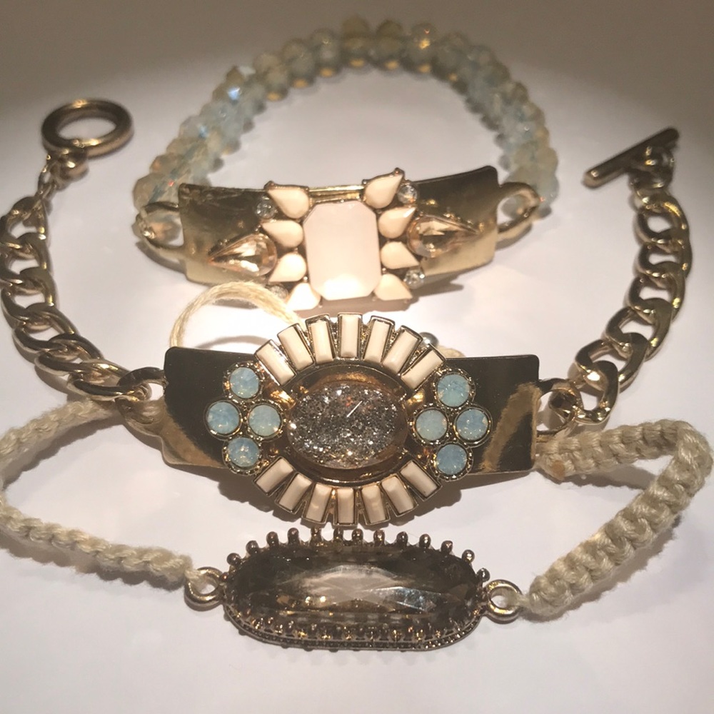 Buckle Bracelet Trio
